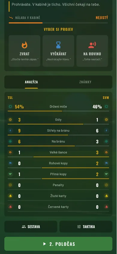 Anpfiff — poločasový proslov