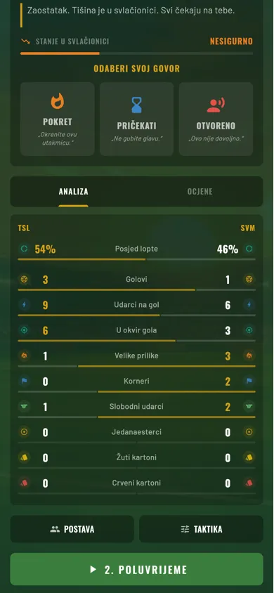 Anpfiff — govor na poluvremenu