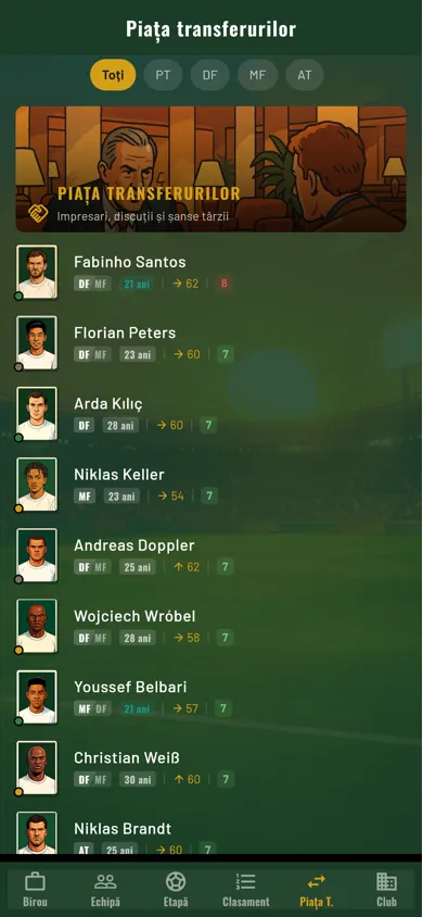 Anpfiff — piața transferurilor